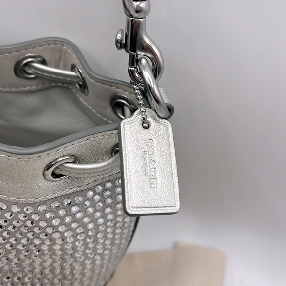 Coach Mini Bucket Bag with Crystal and Dustbag - Picture 10 of 16